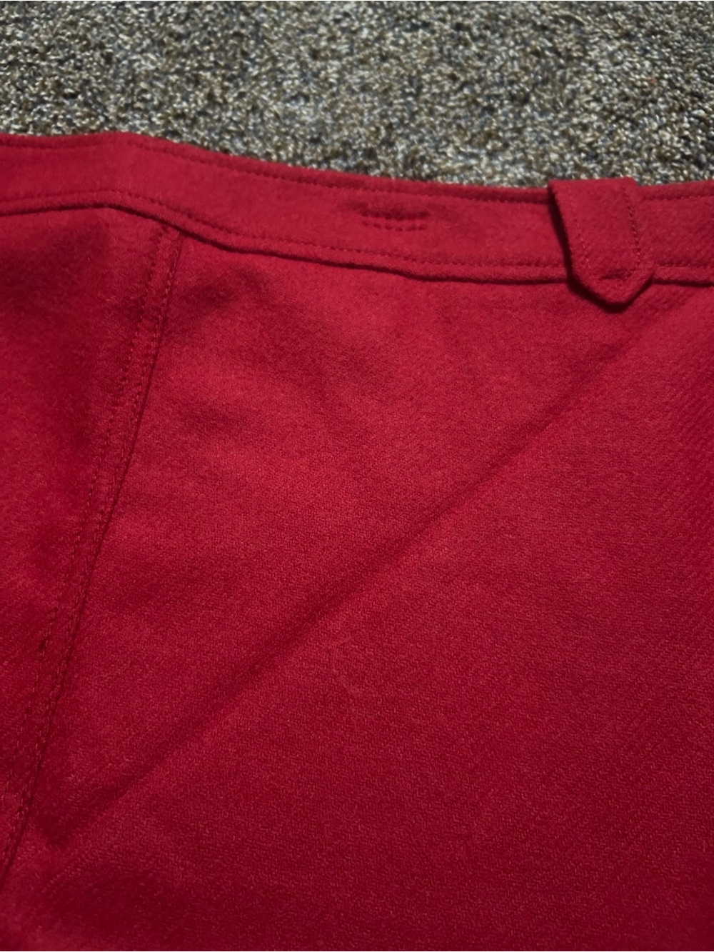 NWT Talbots size 20 solid red wool blend pencil skirt fall business casual plus - Picture 7 of 7